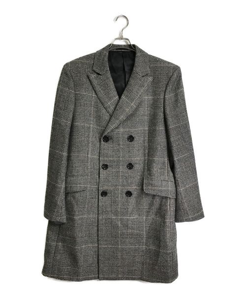 MACKINTOSH（マッキントッシュ）MACKINTOSH (マッキントッシュ) ダブルチェスターコート/PALTO バルカラーコート ブラウン サイズ:LLの古着・服飾アイテム