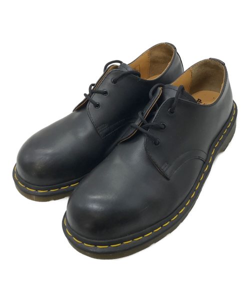 Dr.Martens（ドクターマーチン）Dr.Martens (ドクターマーチン) NON SAFETY FOOTWEAR  3ホール スチールトゥ シューズ ブラック サイズ:28の古着・服飾アイテム