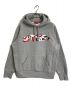 SUPREME（シュプリーム）の古着「19AW Delta Logo Hooded Sweatshirt / プリントパーカー」｜グレー