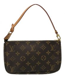 LOUIS VUITTON（ルイ ヴィトン）の古着「ポシェット・アクセソワール・ハンドポーチM51980」｜ブラウン