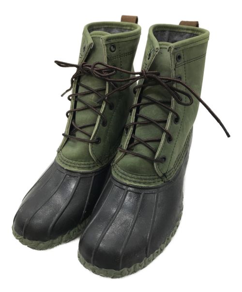 L.L.Bean（エルエルビーン）L.L.Bean (エルエルビーン) Bean Boot グリーン×ブラック サイズ:8の古着・服飾アイテム