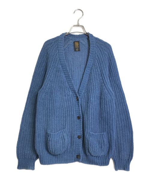 BATONER（バトナ―）BATONER (バトナ―) 6(ROKU) BEAUTY&YOUTH (ロク ビューティーアンドユース) INDIGO COLOR CARDIGAN/インディゴカラーカーディガン インディゴ サイズ:Fの古着・服飾アイテム