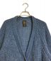 BATONER (バトナ―) 6(ROKU) BEAUTY&YOUTH (ロク ビューティーアンドユース) INDIGO COLOR CARDIGAN/インディゴカラーカーディガン インディゴ サイズ:F：5800円