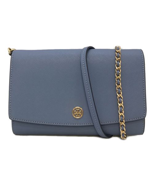 TORY BURCH（トリーバーチ）TORY BURCH (トリーバーチ) ショルダーバッグ ブルー サイズ:実寸参照の古着・服飾アイテム