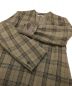 中古・古着 AURALEE (オーラリー) WOOL SERGE CHECK NO COLLAR JKT ブラウン サイズ:０：17800円