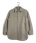 AURALEE（オーラリー）の古着「LIGHT MELTON ZIP SHIRTS」｜ベージュ