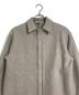 AURALEE (オーラリー) LIGHT MELTON ZIP SHIRTS ベージュ サイズ:S：16800円