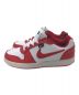 NIKE (ナイキ) Ebernon Low PRM White University Red Black レッド×ホワイト サイズ:26：4800円