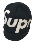 SUPREMEシュプリーム）の古着「BIG LOGO BEANIE」｜ブラック