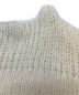 中古・古着 CLANE (クラネ) HALF SHEER LOOSE MOHAIR KNIT TOPS ハーフシアールーズモヘヤニット　モヘヤニット　ローゲージニット ホワイト サイズ:1：10000円