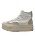 CONVERSE ADDICT (コンバース アディクト) ROKH (ロク) CHUCK TAYLOR LEATHER PLTS ROKH HI ホワイト×アイボリー サイズ:27.5：15000円