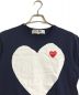 PLAY COMME des GARCONS (プレイ コムデギャルソン) PLAY COMME des GARCONS　　プリントTシャツ　　AZ-T184 ネイビー サイズ:M：5000円