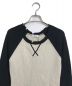 LAGUA GEM (ラグアジェム) RAGLAN SLEEVE ミニワンピース アイボリー×ブラック サイズ:M 未使用品：4800円