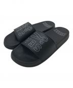 Denham×WIND AND SEAデンハム×ウィンド アンド シー）の古着「Denham　　RUBBER SLIDES/ラバーサンダル　　WIND AND SEA」｜ブラック