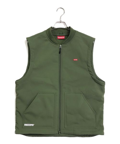 SUPREME（シュプリーム）SUPREME (シュプリーム) 22AW WINDSTOPPER Work Vest オリーブ サイズ:Largeの古着・服飾アイテム