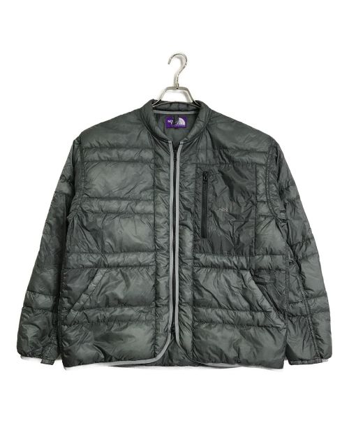 THE NORTHFACE PURPLELABEL（ザ・ノースフェイス パープルレーベル）THE NORTHFACE PURPLELABEL (ザ・ノースフェイス パープルレーベル) Field Down Jacket グレー サイズ:Mの古着・服飾アイテム