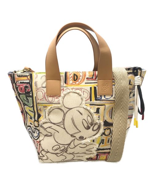 Desigual（デシグアル）Desigual (デシグアル) DISNEY (ディズニー) ミッキーマウス ミドルトートバッグ サイズ:実寸参照の古着・服飾アイテム