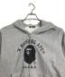 A BATHING APE (アベイシングエイプ) ASNKA エイプヘッドジップパーカー グレー サイズ:L：8800円