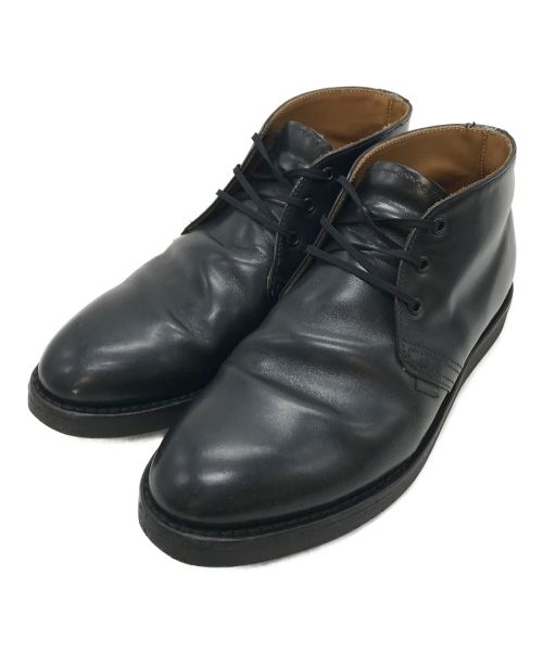 RED WING（レッドウィング）RED WING (レッドウィング) POSTMAN CHUKKA ブラック サイズ:US8の古着・服飾アイテム