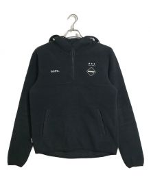 F.C.R.B.×SOPH.（エフシーアールビー×ソフネット）の古着「POLARTEC FLEECE HALF ZIP STAR HOODY」｜ブラック