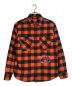 Supreme（シュプリーム）の古着「1-800 Buffalo Plaid Shirt」｜オレンジ×ブラック