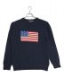 POLO RALPH LAUREN（ポロ・ラルフローレン）の古着「星条旗ニット/ICONIC AMERICAN FLAG SWEATER」｜ネイビー