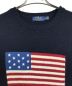 POLO RALPH LAUREN (ポロ・ラルフローレン) 星条旗ニット/ICONIC AMERICAN FLAG SWEATER ネイビー サイズ:M：12800円