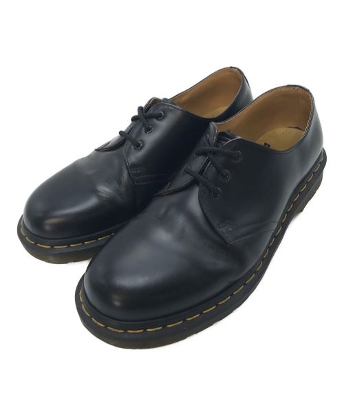 Dr.Martens（ドクターマーチン）Dr.Martens (ドクターマーチン) 3ホールレザーシューズ ブラック サイズ:8の古着・服飾アイテム