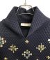 TORY BURCH (トリーバーチ) ビジュー付きキルティングスウェット　タートルネックスウェット　長袖 ネイビー サイズ:S：5000円