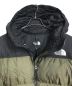 THE NORTH FACE (ザ ノース フェイス) Nuptse Hoodie  ヌプシ　ダウンジャケット　中綿ジャケット オリーブ×ブラック サイズ:L：25800円