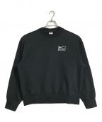 NIKE×stussyナイキ×ステューシー）の古着「Wash Crew Fleece」｜ブラック