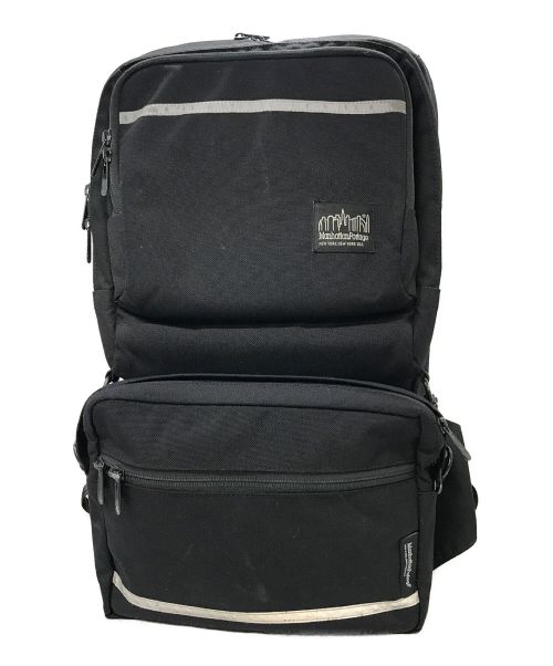 Manhattan Portage（マンハッタンポーテージ）Manhattan Portage (マンハッタンポーテージ) METRO TECH BACKPACK/ショルダーバッグドッキングバックパック　Manhattan Portage　リュック　ブラック ブラック サイズ:実寸参照の古着・服飾アイテム