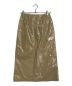 AURALEE (オーラリー) LINEN ENAMEL LAMINATE SKIRT ベージュ：3980円