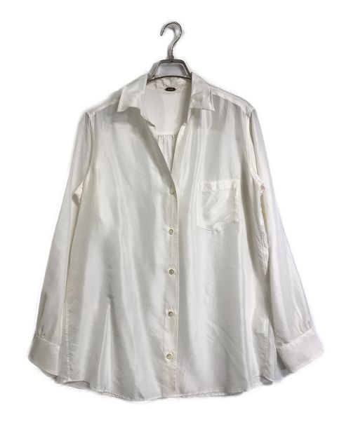 MUSE de Deuxieme Classe（ミューズ ドゥーズィエム クラス）MUSE de Deuxieme Classe (ミューズ ドゥーズィエム クラス) silk wash シャツ ホワイト サイズ:FREEの古着・服飾アイテム