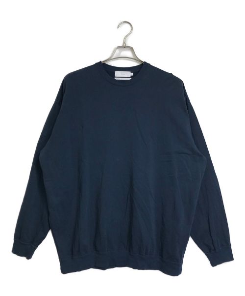 Graphpaper（グラフペーパー）Graphpaper (グラフペーパー) Cotton Light Terry Crew Neck ネイビー サイズ:2の古着・服飾アイテム