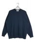 Graphpaper（グラフペーパー）の古着「Cotton Light Terry Crew Neck」｜ネイビー