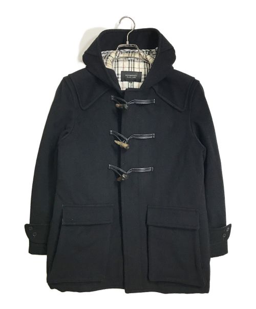 BURBERRY BLACK LABEL（バーバリーブラックレーベル）BURBERRY BLACK LABEL (バーバリーブラックレーベル) ダッフルコート　裏地チェックダッフルコート　アウター ブラック サイズ:Mの古着・服飾アイテム