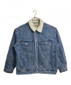 LEVI'Sリーバイス）の古着「シェルパ トラッカージャケット　デニムジャケット　SILVERTAB」｜スカイブルー