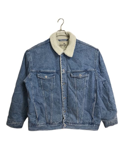 LEVI'S（リーバイス）LEVI'S (リーバイス) シェルパ トラッカージャケット　デニムジャケット　SILVERTAB スカイブルー サイズ:Lの古着・服飾アイテム