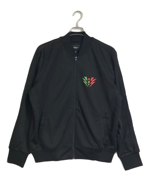 HUF（ハフ）HUF (ハフ) SEISMIC BASS TRACK JACKET ブラック サイズ:Lの古着・服飾アイテム