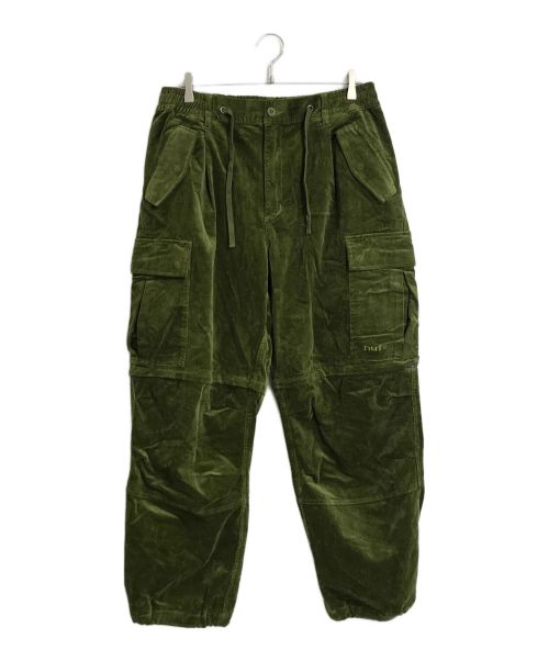 HUF（ハフ）HUF (ハフ) 6-POCKET CARGO PANT グリーン サイズ:XLの古着・服飾アイテム