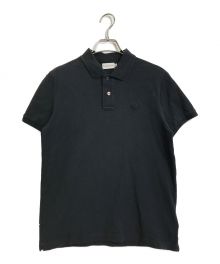 MONCLER（モンクレール）の古着「ロゴボタンポロシャツ/MAGLIA POLO MANICA CORTA」｜ブラック