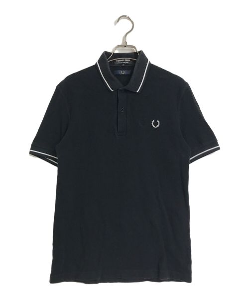 FRED PERRY（フレッドペリー）FRED PERRY COMME des GARCONS HOMME DEUX (コムデギャルソン オム ドゥ) FRED PERRY　　ポロシャツ　　COMME des GARCONS HOMME DEUX ブラック サイズ:Sの古着・服飾アイテム