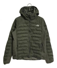 THE NORTH FACE（ザ ノース フェイス）の古着「レッドランフーディ　ダウンジャケット　アウトドア　スポーツ」｜オリーブ