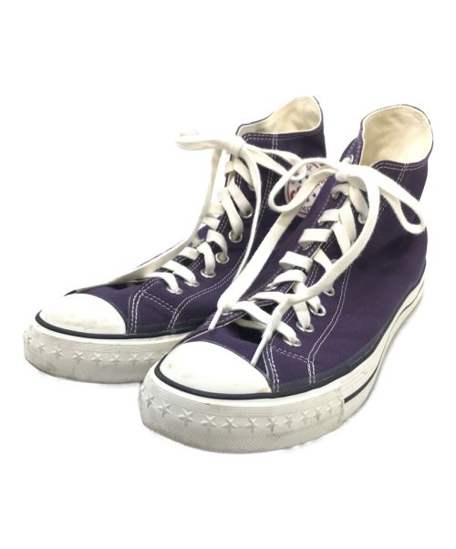 CONVERSE ADDICT（コンバース アディクト）CONVERSE ADDICT (コンバース アディクト) COACH CANVAS HI コーチ キャンバスハイ アディクト パープル サイズ:27の古着・服飾アイテム