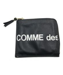 COMME des GARCONS（コムデギャルソン）の古着「HUGE LOGO Lジップ ウォレット」｜ブラック