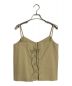 AURALEE (オーラリー) SELVEDGE WEATHER CLOTH LACE-UP CAMISOLE ベージュ サイズ:1：3980円