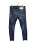 DSQUARED2 (ディースクエアード) ダメージ加工デニムパンツ/TIDY BIKER JEAN インディゴ サイズ:46：12800円