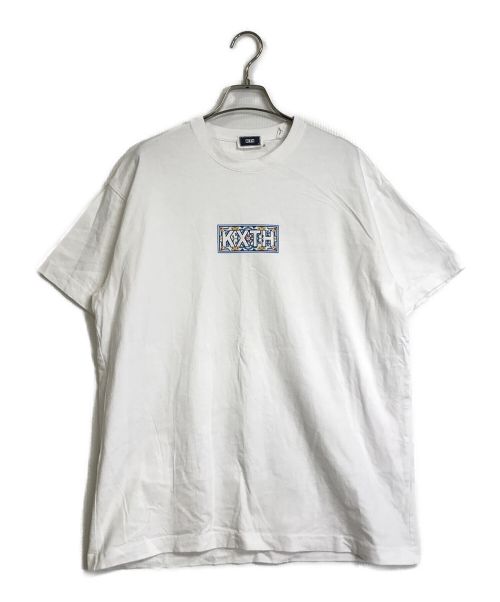 KITH（キス）KITH (キス) Moroccan Tile Box Logo Tee ホワイト サイズ:Sの古着・服飾アイテム