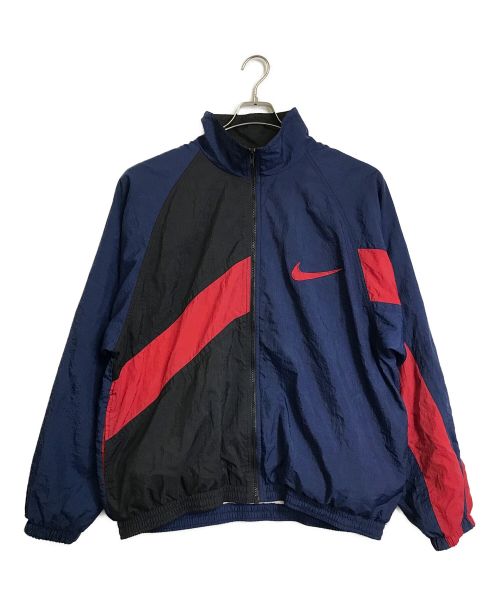 NIKE（ナイキ）NIKE (ナイキ) 【古着】90sナイロントラックジャケット ネイビーレッド サイズ:XLの古着・服飾アイテム